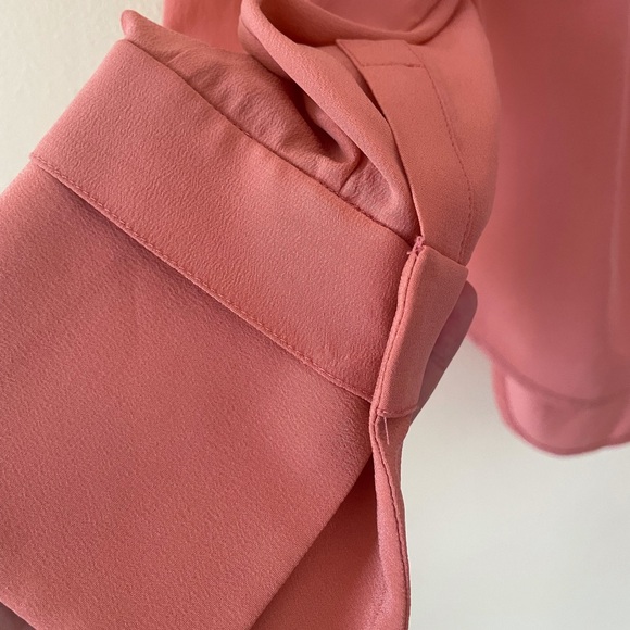 Equipment Amelia Silk Blouse in Faded Rose Colour - Picture 5 of 7